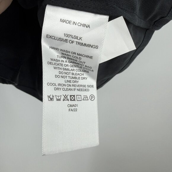 Quince Washable Silk Pajama Set With Piping Size XL Women’s Shirt and Shorts - Picture 7 of 8